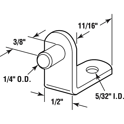 Prime-Line U 10169 Nickel Plated Shelf Support thumb #1
