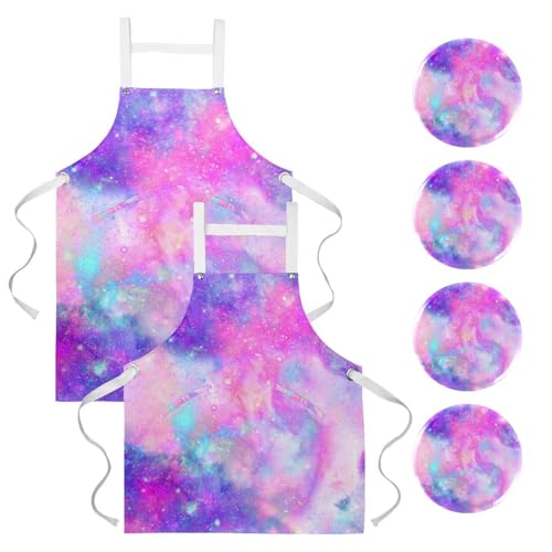Tablier de cuisine pour pâtisserie et nettoyage de la maison lot de 2