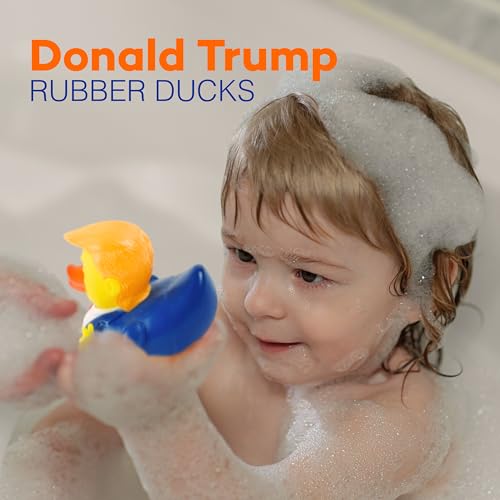 Large-Donald-Trump-Rubber-Duck-315-Trump-Rubber-Duck-1-Piece-Great-for-Jeep-Ducking-Trump-2024-Gifts-Bath-Tub-Toys-Christmas-White-Elephant-Gift-for-Adults-by-4Es-Novelty