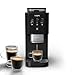 Krups Coffee Crush Extra, Macchina da Caffè Automatica, Super Compatta, Ingombro Minimo, 3 Livelli di Macinatura per Caffè in Grani, Intensità, Lunghezza e Temperatura Regolabili, 1370 W, Nero, SA4028