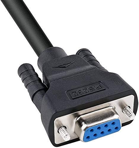 DTECH 3M DB9 RS232 Serial Null Modem Cable Female to Female Full Handshaking 7 Wire Crossover for Data Communication
