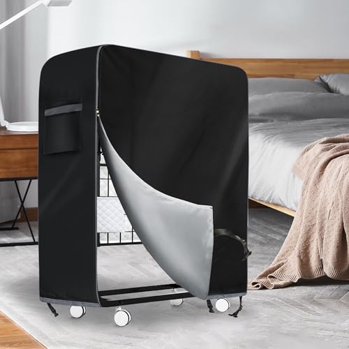 Funda para cama plegable de 31 pulgadas impermeable protector negro de 80 cm 7