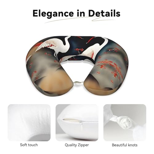 Almohada de espuma viscoelástica con diseño tradicional japonés miniatura 4