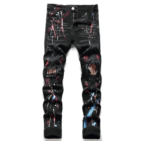 Jean pour homme décontracté Flolong en coton confortable