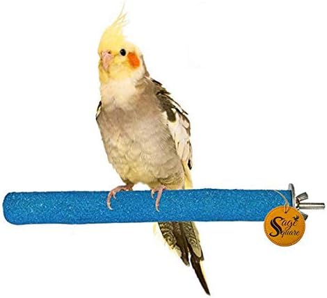 Natural Habitat Wooden Sand Perch/Stand/Toy for Birds (Light Weight) (Size - 6")