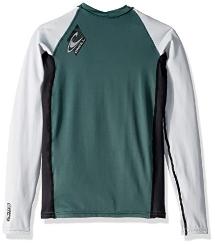 Image of O'Neill Youth Premium Skins Long Sleeve Rashguard, UPF 50+ Sun and Rash Protection, Buttery Soft Tight Fit