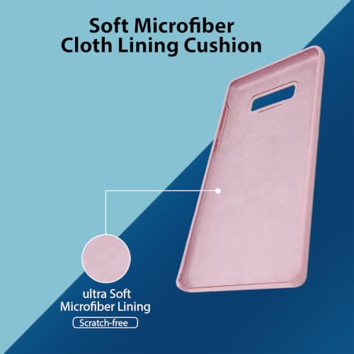 Image of LIRAMARK Liquid Silicone Soft Back Cover Case for Samsung Galaxy Note 8 (Pink)