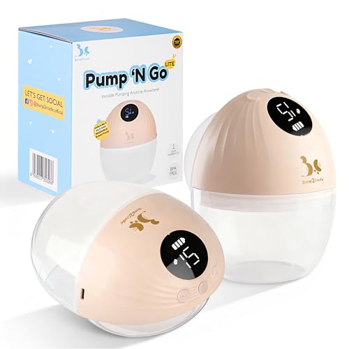 Image of Bump2Cradle Electric Breast Pump | ISO 9001: 2015 Certified | No 1 Brand by Doctors and Lactation Experts | PumpNGo Lite Intelligent | Original Silicone Wearable Breast Pump by Bump2Cradle | Soft Silicone Milk Collector | Comfortable, Low-Noise, Type-C Rechargeable | For Everyday, Value-Conscious Moms | 17, 19,21 and 24 mm Flanges | 1 Yr Warranty