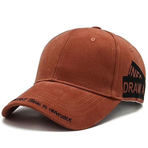 Preisvergleich Produktbild Axlgw Modischer Sonnenhut für Erwachsene, Baseballkappe, Stickerei, Letter, einfacher Sommer, Outdoor, verstellbar, Hip Hop Hut, orange_Net