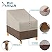 PHI VILLA Patio Furniture Covers, Outdoor Chair Cover Waterproof & Heavy Duty Deep Seating Lounge Chair Cover for Deck Lawn Garden, Large, W36 x D39 x H31