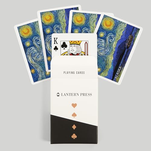 Mazo de 52 Cartas Póker Alaska Starry Night miniatura 6