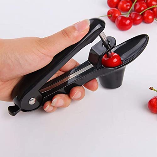 Taurusscrew Cherry Pitter Tool, Cherry Pit Remover Tool, Cherry Picker, Fruit Core Remover Design For Make Delicious Cherries Dishes And Cocktail Cherries (Black) #TOP6