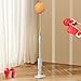 Punching Bag with Suction Cup Boxing Reflex Ball for Workout Exercise Fitness, Orange Adults