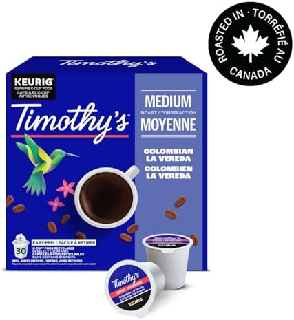 Timothy's Colombian La Vereda K-Cup Coffee Pods, 30 Count For Keurig Coffee Makers - 2