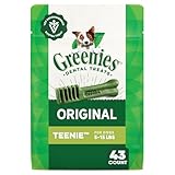 Greenies Original Teenie Dental Dog Treats, 12 oz. Pack (43 Treats)