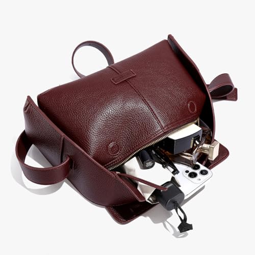 YFGBCX Small Crossbody Purses for Women, Small Shoulder Hangbags Womens Handbags Crossbody Crescent Hobo Bag Trendy (Wine Red)4