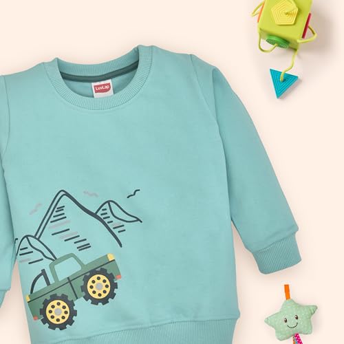 Image of LuvLap Baby-Boys Full Sleeve Boys Sweatshirt & Pyjama Set PO2