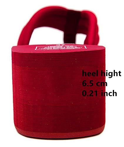 Womens Flip Flops Wedge Sandals High-Heeled Slippers4