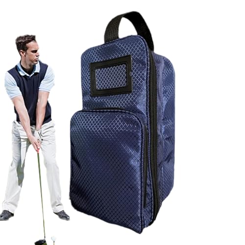 Sac à chaussures de golf avec fermeture éclair robuste et finitions soignées pour l'extérieur
