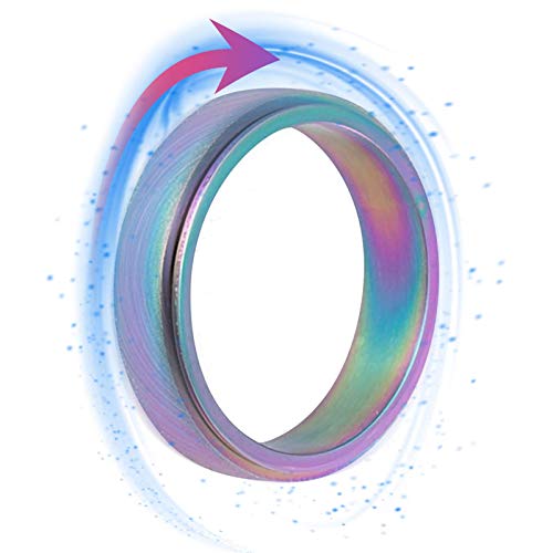 HedgX Anxiety Ring for Women, Fidget Rings for Anxiety, Spinner Bead Ring, Anxiety Relief Items, Spinner Ring, Worry Ring, Anxiety Ring, Fidget Ring, Stainless Steel Ring, Fidget Toys for Adults Kids