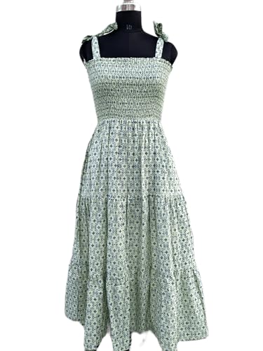 Hand Block Printed dress| Summer Dress| Cotton Dress| Floral print| Handmade| Made in India Block Print Dress, Printed Dress