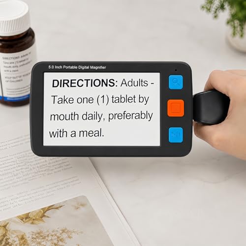 5.0" Video Magnifier with Color Modes and AV Output