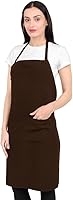 Vista 2 de Kitchen Apron Cotton Waterdrop Resistant with adjustable Aprons for Women with Pockets 9 Color option Cooking