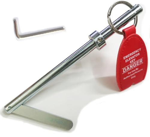Emergency Elevator Door Key Compatible with ThysenKrupp Compatible with Dover Compatible with Otis Compatible with KON Door Elevator (1 Key)