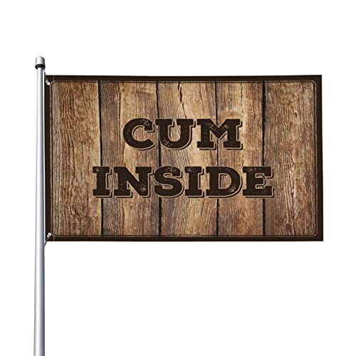 寮の部屋 面白い カム インサイド フラッグ RV フラッグ デスクアクセサリー 男性用 (120X180cm)