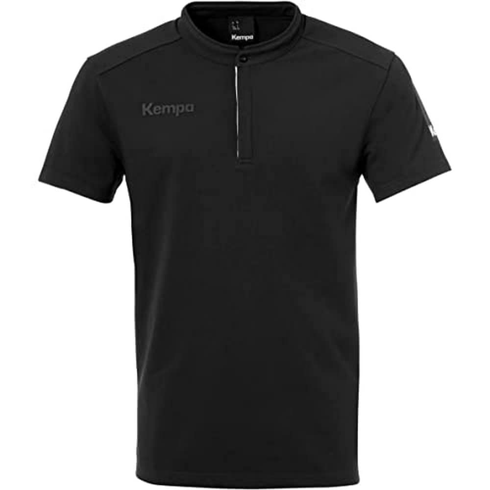 Kempa Men's Status Polo Shirt Handball Game t-Shirt, Negro, S Black