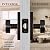 HIEMEY Oil Rubbed Bronze Door Knobs, Passage Door Knobs Door Handles for Hall and Closet Keyless Rectangle, Oil Rubbed Bronze