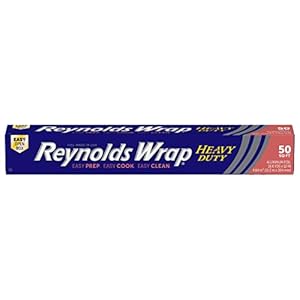 Reynolds Wrap Heavy Duty Aluminum Foil, 50 Square Feet (Packaging May Vary)