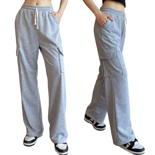 Pantalon jogger style cargo trousers amples à jambe large - 4