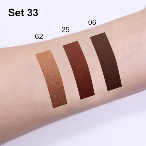 Image of evpct 3Pcs Chocolate Nude Brown True Nude Matte Lip Liner & Liquid Lipstick Stain Makeup Set for Women, Lip Liner Stain Long Lasting Waterproof Smudge Proof, Cruelty Free Lip Makeup 24 hours originale