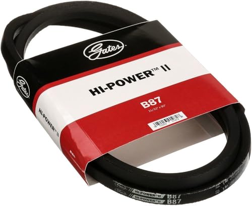 Gates B87 Hi-Power II Belt, B Section, B87 Size, 21/32