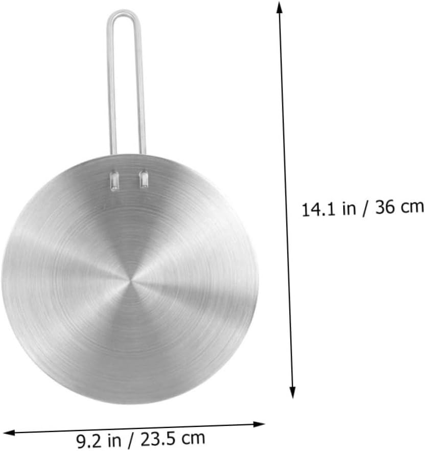 Stainless Steel Hob Converter Plate Heat Diffuser Conduction Plate for Induction Cooktops