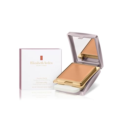 Elizabeth Arden Flawless Finish Sponge-On Cream Foundation Makeup Medium-to-Full Coverage Includes Compact & Applicator 0.8oz