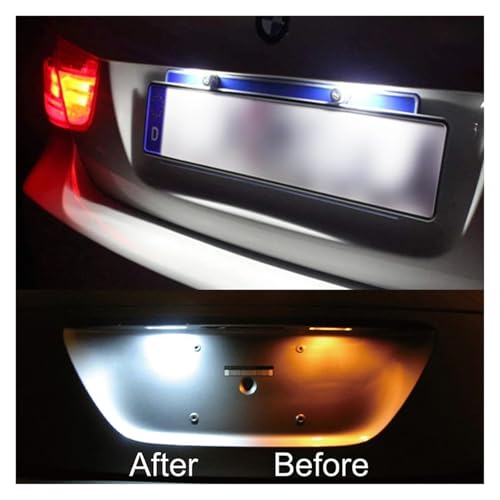 Luces matrícula LED para Ford Focus 2 ST 225 y C-Max 2003-2008 6