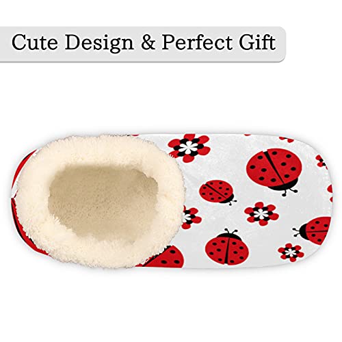 Fuzzy Memory Foam Slippers - Women's & Men's Anti-Skid Indoor/Outdoor Home Shoes3