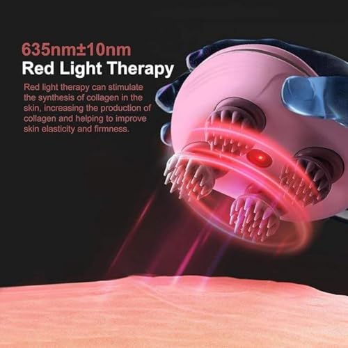 Image of Electric Scalp Massager - 96 Silicone Kneading Points with Detachable Heads | Multi-Use Scalp, Body & Head Massager for Hair Growth | Ergonomic Green Design