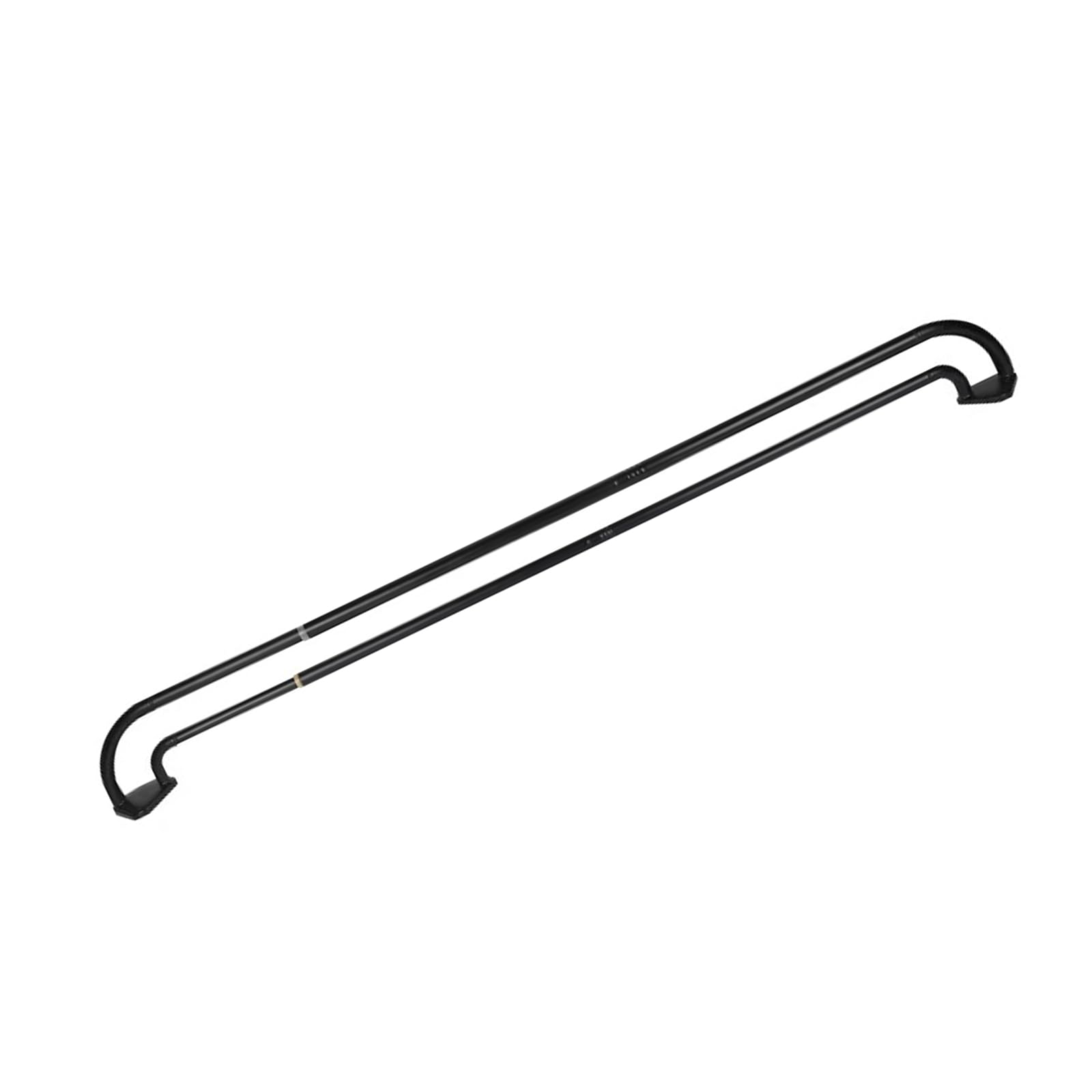 TQUXNGA Space Saving Double Pipe Curtain Rod Adjusts From 1 2 to 2 4 Meters Strong Iron Structure for Extended Use Stylish Curtain Rod