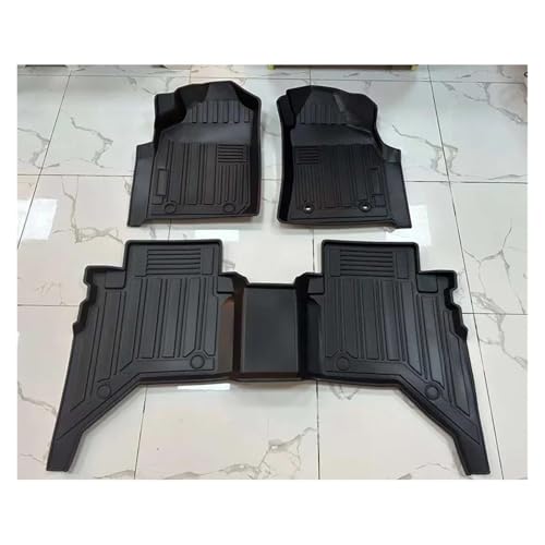 Tapis de Voiture pour Toyota Hilux 2005-2014 RHD Doublure de Sol Noir