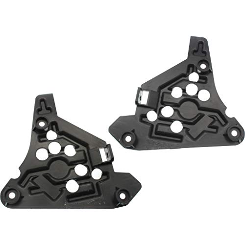 For Ford F-150 Headlight Bracket 2015 2016 2017 Driver and Passenger Side Pair/Set/LED Lamp | All Cab Types | FO2508105, FO2509105 | FL3Z17C973A, FL3Z17C972A