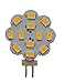 Produktbild G4 LED 360Lumen 3W 12V warmweiss 2700K 12x 5630er LEDs der neuesten Generation auch für Wohnmobil geeignet (8V - 30V)