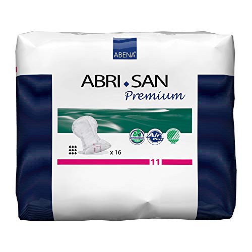 Abena Abri-San Premium Pads, X-Plus 11, Case/64 (4/16s) by Abena