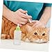 UPKOCH Pet Nursing Supplies Kitten Feeder Bottle for Newborn Small Animals Replacement Nipples Easy Cleaning