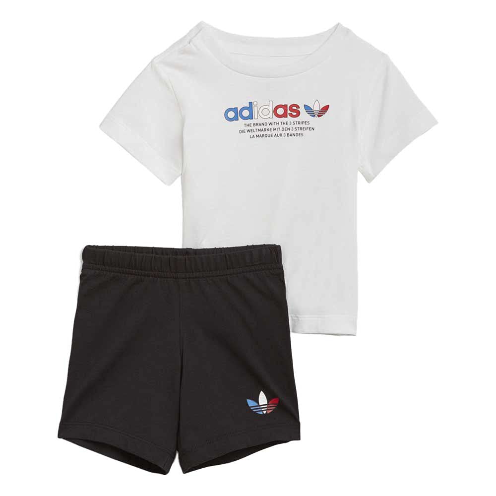 adidas Originals Zestaw spodni Uniseks - niemowlęta Short Tee Set
