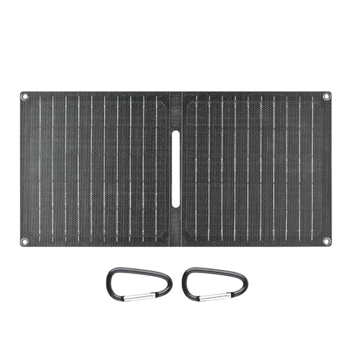 Cargador Solar Portátil 30W para Teléfonos y Tabletas con Paneles Plegables