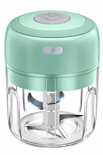 Electric Mini Vegetable Chopper, Food Chopper, Garlic Slicer Veggie, Salad, Lettuce, Onion, Chili...