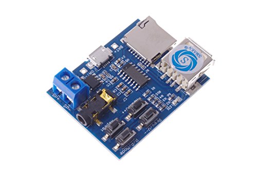 SMAKN Decodificadores Mp3 sem perdas, amplificador de potência de decodificação, módulo de áudio MP3